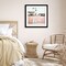 Americanflat Poster Frame with Mat - Large Picture Frame - Polished Plexiglass Cover - Hanging Hardware for Horizontal and Vertical Display - Black